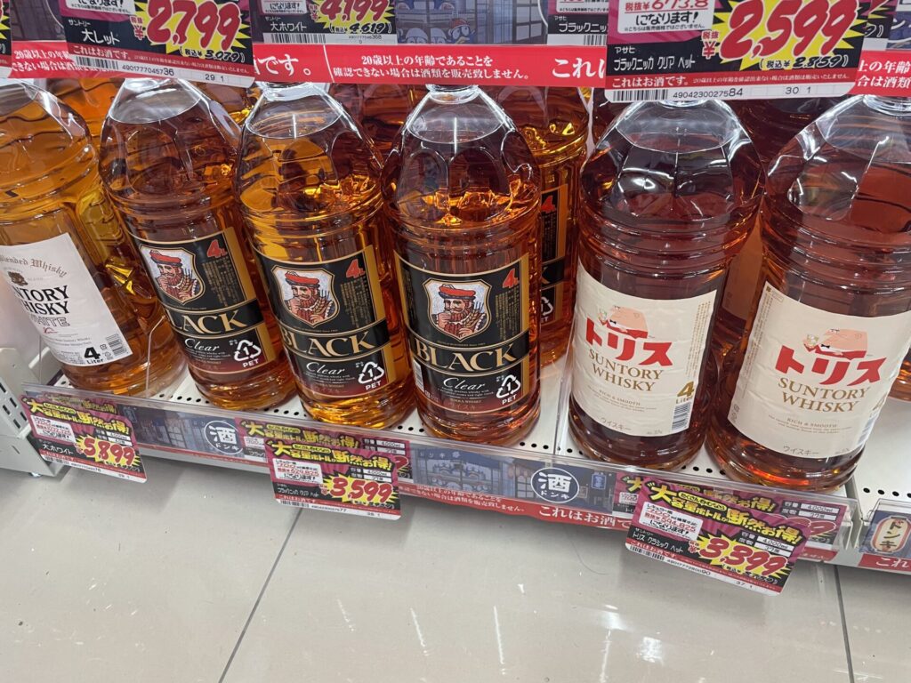 ドン・キホーテ屋島店４Lウイスキー棚