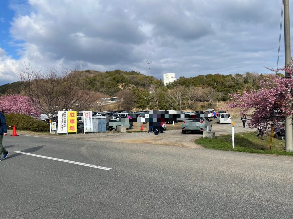 東かがわ市湊川河津桜まつりの入口