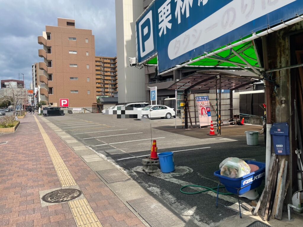 栗林駐車場の写真