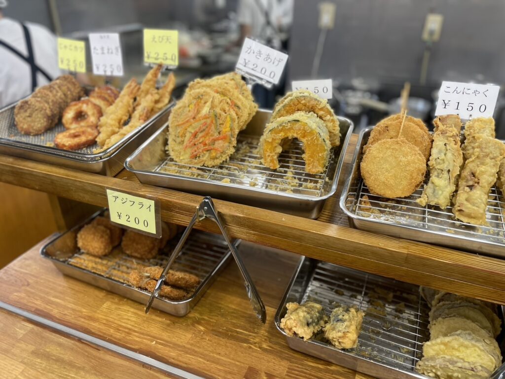 上原屋本店揚げ物メニュー